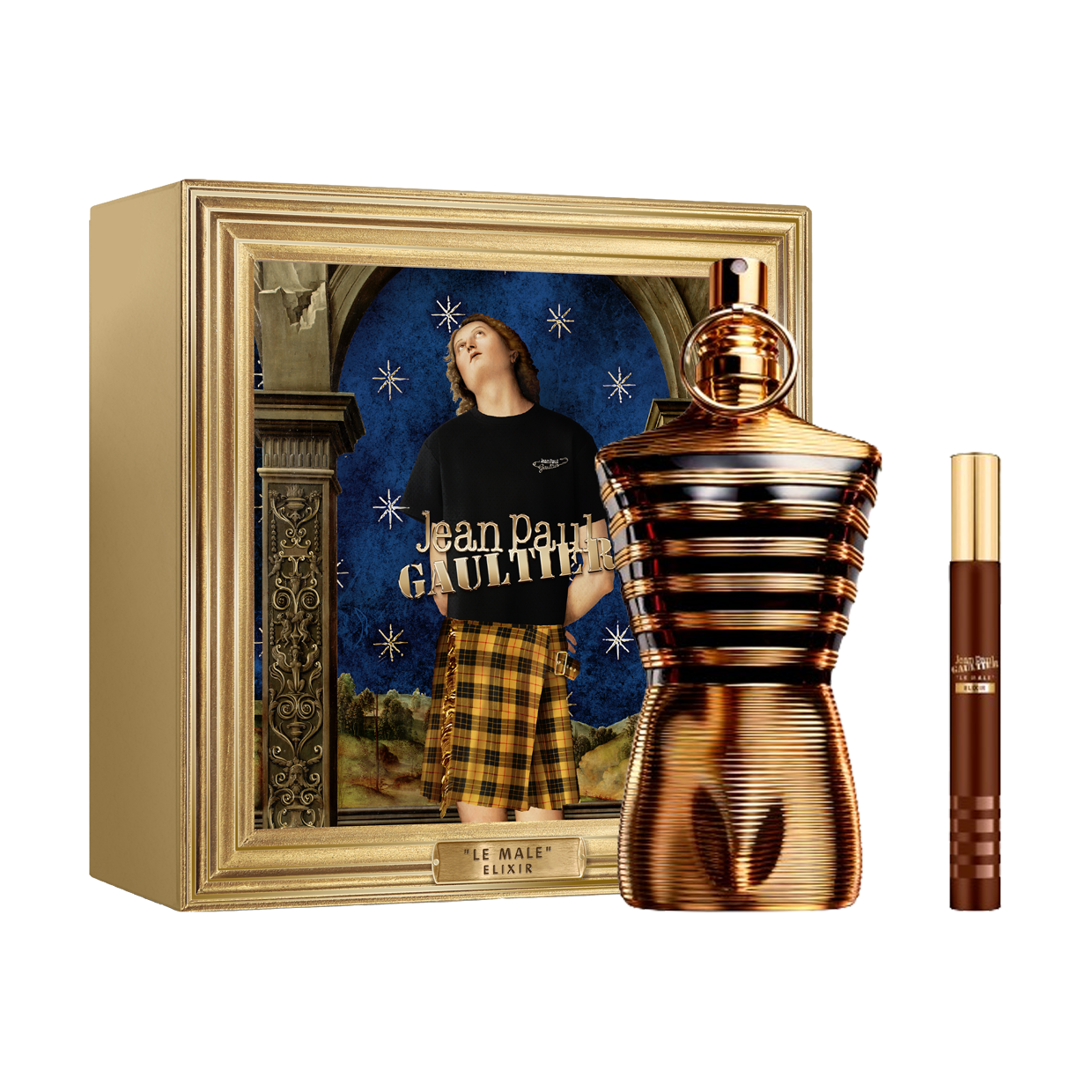 Jean Paul Gaultier Le Male Elixir Set 200ml+10ml Travel Size